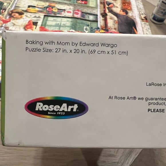 Jigsaw Puzzle 750 Piece Bundle RoseArt Retro Challenging Hard READ - Picture 3 of 9